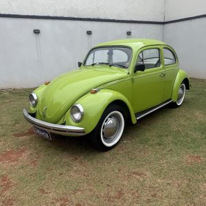 Fusca 1300 1974 Verde hippie