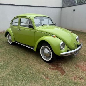 Fusca 1300 1974 Verde hippie