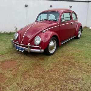 Fusca 1968 vermelho cereja